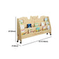 Scandinavian Style Bookshelf Closed Back Solid Wood Bookcase for Home and Office Clearhalo 'Bookcases' 'furn' 'furn_bookcases' 'Furniture' 'furniture_bookcases' 'kitchen' 'kitchen_bookcases' 'Living Room Furniture' 'Office Furniture' 1200x1200_d0d2b793-0dec-41ba-9d42-63a5d9158d02