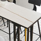 Industrial Sintered Stone Bar Table Dining Table for Kitchen Living Room Clearhalo 'Bar Furniture' 'Bar Tables' 'bar_tables' 'furn' 'furn_bar_tables' 'Furniture' 'Kitchen & Dining Furniture' 1200x1200_d0d2fec0-002e-4951-91c6-809ad0e3a8f3