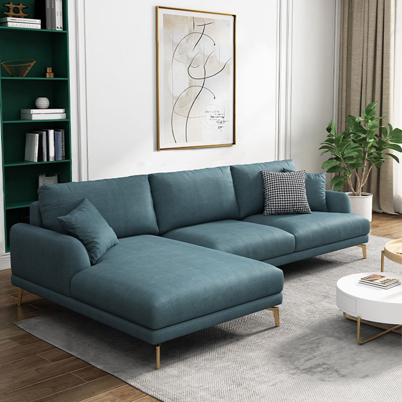 Contemporary Faux Leather Recessed Arm Furniture Sectionals in Green Clearhalo 'furn' 'furn_sectionals' 'Furniture' 'furniture_sectionals' 'Living Room Furniture' 'Sectionals' 1200x1200_d0d2ff77-2121-44da-a13b-98d90d5a15a2