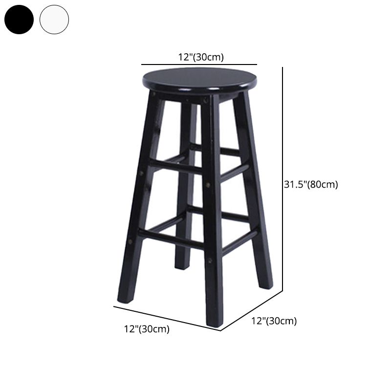 Modern Armless Backless Counter Stool Wood Cashier Bar Stool with Wooden Seat Clearhalo 'Bar Furniture' 'Bar Stools' 'bar_stools' 'furn' 'furn_bar_stools' 'furniture_bar_stools' 'Kitchen & Dining Furniture' 'kitchen&dining_furn' 'kitchen' 'kitchen_furn' Furniture' 1200x1200_d0d35ee6-f13a-4f07-a7a3-aaf5a53ba1c2
