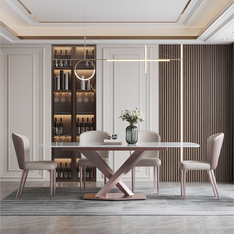 Luxury 1/4/5/6/7 Pieces Dinette Set with Rectangle Table and Solid Back Chairs Furniture Clearhalo 'Dining Room Sets' 'Dining Tables & Seating' 'dining_room_set' 'furn' 'furn_dining_room_set' 'Furniture' 'furniture_dining_room_set' 'Kitchen & Dining Furniture' 'kitchen&dining_furn' 'kitchen' 1200x1200_d0d40ca7-4eee-4e8c-9dcf-5a82db510cee