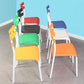 Minimalist Style Colorful Plastic Dining Armless Chair Open Back Dining Side Chair Clearhalo ' kitchen&dining_furn' 'Dining Chairs' 'Dining Tables & Seating' 'dining_chair' 'furn' 'furn_dining_chair' 'Furniture' 'furniture_dining_chair' 'Kitchen & Dining Furniture' 'kitchen' 1200x1200_d0d42fd3-7aae-4ecc-a142-7f2294a02c8c