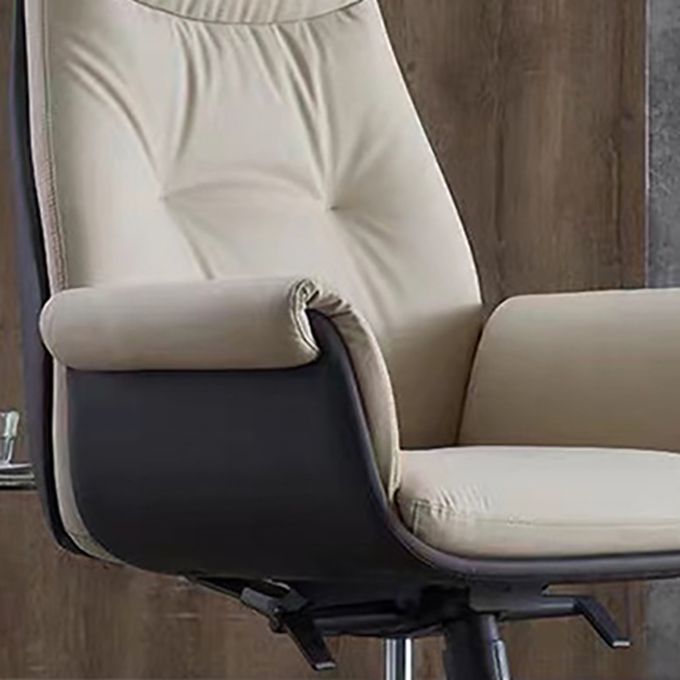 Modern Executive Chair Adjustable Back Height Office Chair with Wheels Clearhalo 'furn' 'furn_office_chair' 'Furniture' 'Office Chairs' 'Office Furniture' 'office_chair' 1200x1200_d0d59c1c-773a-4118-be12-4636320b732c