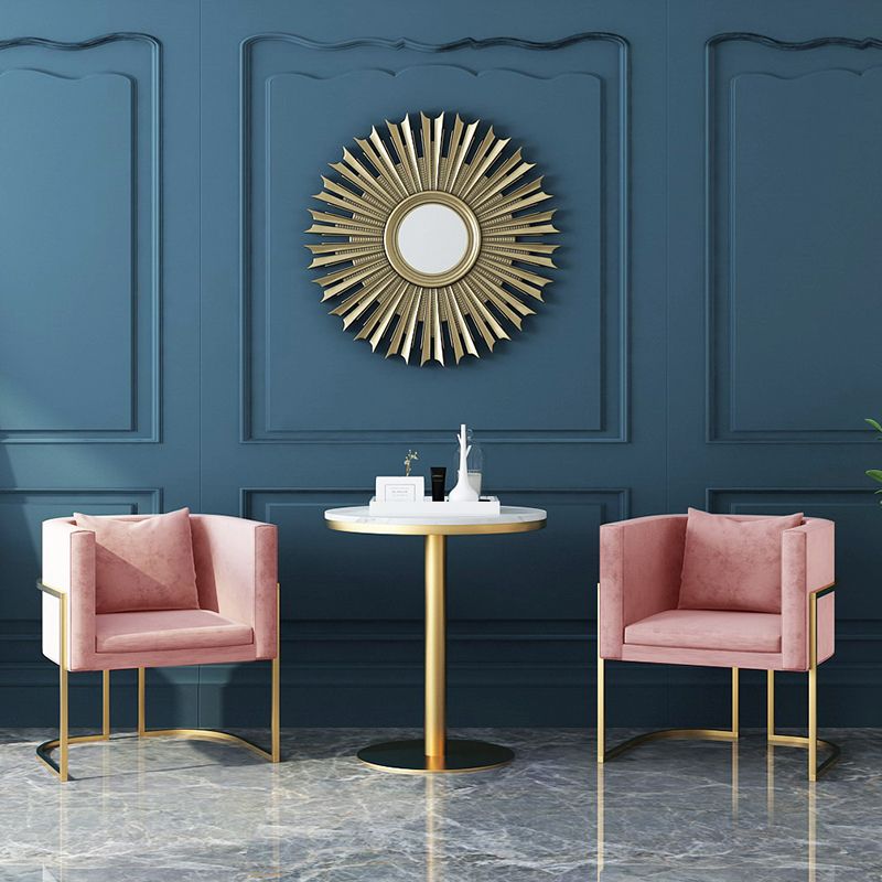 Contemporary Style Upholstered Armless Dining Chairs Solid Back Chairs for Home Clearhalo ' kitchen&dining_furn' 'Dining Chairs' 'Dining Tables & Seating' 'dining_chair' 'furn' 'furn_dining_chair' 'Furniture' 'furniture_dining_chair' 'Kitchen & Dining Furniture' 'kitchen' 1200x1200_d0d62da3-8a73-4ebf-b3a9-66ef0deb7680