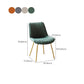 Glam Style Side Chair Faux Leather Gold Frame Dining Chair for Home Clearhalo 'Dining Chairs' 'Dining Tables & Seating' 'dining_chair' 'furn' 'furn_dining_chair' 'Furniture' 'Kitchen & Dining Furniture' 1200x1200_d0d7ed16-2f26-4d88-a2eb-8c65c3d66116