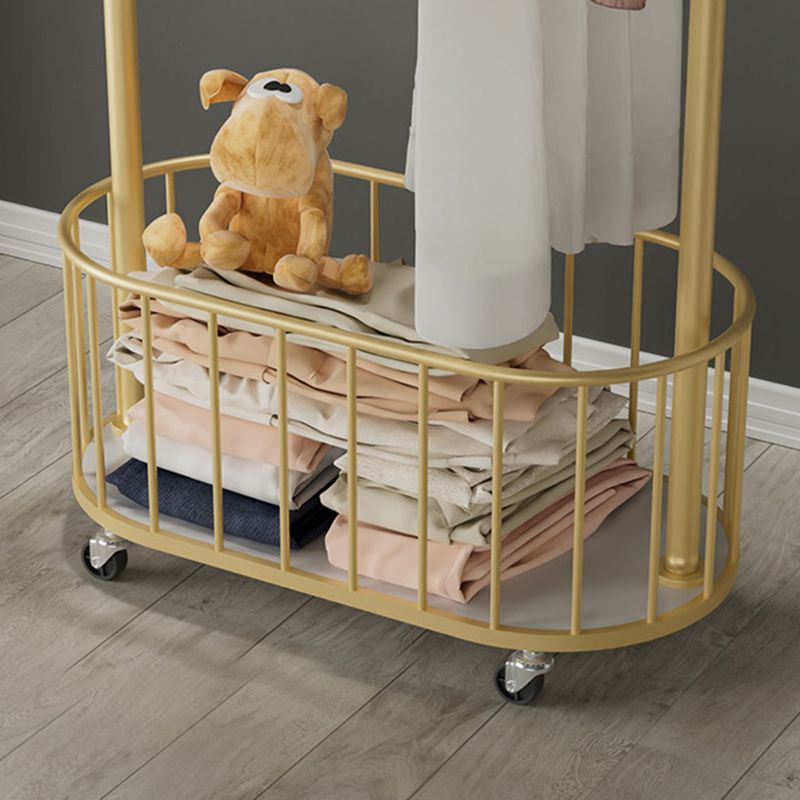 Classico cesto in metallo cesto di magazzino scarpone autoportante con i casiri