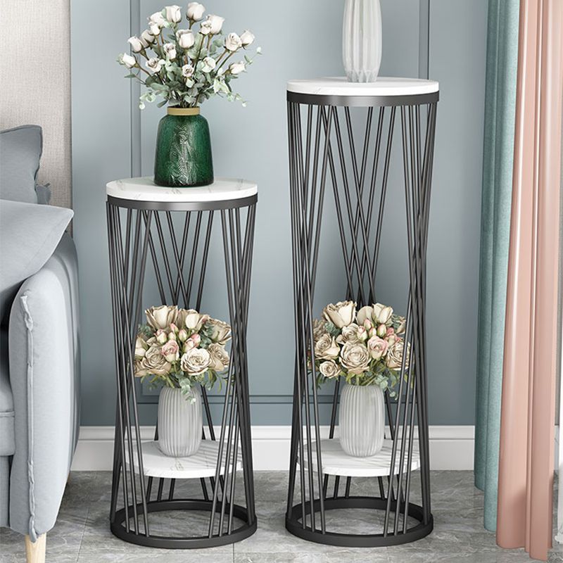 Mid-Century Contemporary Solid Marble Round/Square Frame Living Room Side End Table Clearhalo 'Coffee & Accent Tables' 'End & Side Tables' 'end_side_tables' 'furn' 'furn_end_side_tables' 'Furniture' 'Living Room Furniture' 1200x1200_d0d8fe37-3b5e-4a08-8347-087371d4a165