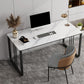 Rectangular Shaped Office Desk 2 Legs Writing Desk in Grey/White for Office Clearhalo 'furn' 'furn_office_desk' 'Furniture' 'Office Desks' 'Office Furniture' 'office_desk' 1200x1200_d0d952b5-7782-4015-9003-685487cef9c0