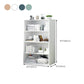 Closed Back Engineered Wood Shelf Bookcase Floor Contemporary Bookshelf with Shelves