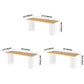 Modern Style Solid Wood Dining Table Brown Rectangle Table with Acrylic Base Clearhalo ' dining_table' 'Dining Tables & Seating' 'Dining Tables' 'furn' 'furn_dining_table' 'Furniture' 'furniture_dining_table' 'Kitchen & Dining Furniture' 'kitchen&dining_furn' 'kitchen' 'kitchen_dining_table' 1200x1200_d0db18c4-998b-4fd3-a5fe-6d3fe693a487