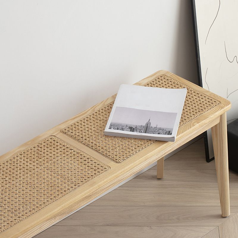 11.8" Wide Tropical Bench Solid Wood Seating Bench with Straight Legs Clearhalo 'Benches' 'Chairs & Seating' 'furn' 'furn_benches' 'Furniture' 'Living Room Furniture' 1200x1200_d0de27fc-0855-4402-973d-bd98f8449581