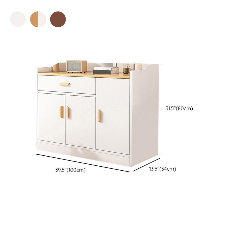 Modern Rectangle Accent Cabinet Bar Pulls Accent Cabinet with Drawer Clearhalo 'Cabinets & Chests' 'cabinets_chests' 'furn' 'furn_cabinets_chests' 'Furniture' 'Living Room Furniture' 1200x1200_d0df8064-44a8-41cc-9134-84c8b33d9698