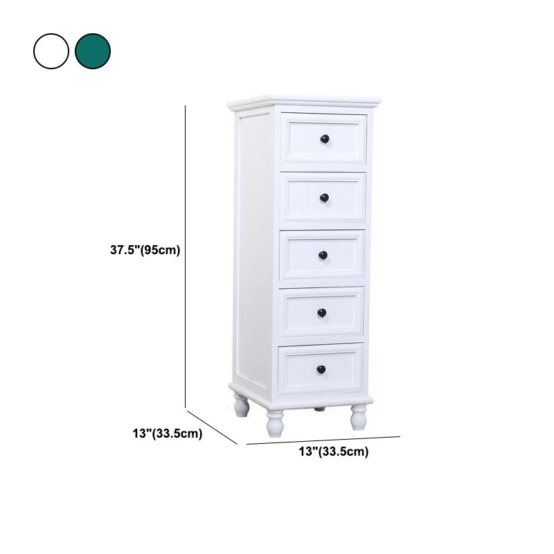 Cassa di accento in legno massiccio con cassetti rettangolo di 13,77 ".