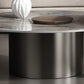 Modern Round Slate Cocktail Table Stainless Steel Pedestal Coffee Table Clearhalo 'Coffee & Accent Tables' 'Coffee Tables' 'coffee_tables' 'furn' 'furn_coffee_tables' 'Furniture' 'Living Room Furniture' 1200x1200_d0e0957c-56b0-44da-b8b3-0cee2bf688ba