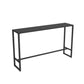Stone Bar Dining Table Industrial Bar Dining Table with Black Base Clearhalo 'Bar Furniture' 'Bar Tables' 'bar_tables' 'furn' 'furn_bar_tables' 'Furniture' 'furniture_bar_tables' 'Kitchen & Dining Furniture' 1200x1200_d0e2a6e5-04fd-40c3-b976-72f00be99123