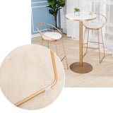 Glam 1/2/3 pezzi tavolo da barra di pietra sinterizzata set rotonde set per uso domestico