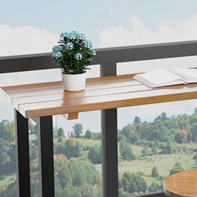 Modern Rectangle Pub Table Set Trestle 1/3 Pieces Solid Wood Counter Height Set Clearhalo 'Bar Furniture' 'furn' 'furn_home_bar_bar_sets' 'Furniture' 'Home Bars & Bar Sets' 'home_bar_bar_sets' 'Kitchen & Dining Furniture' 1200x1200_d0e38108-27f1-4204-a065-e6af8556884a