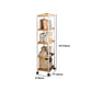Stile moderno mobile etagere libreria in acciaio home office libreria