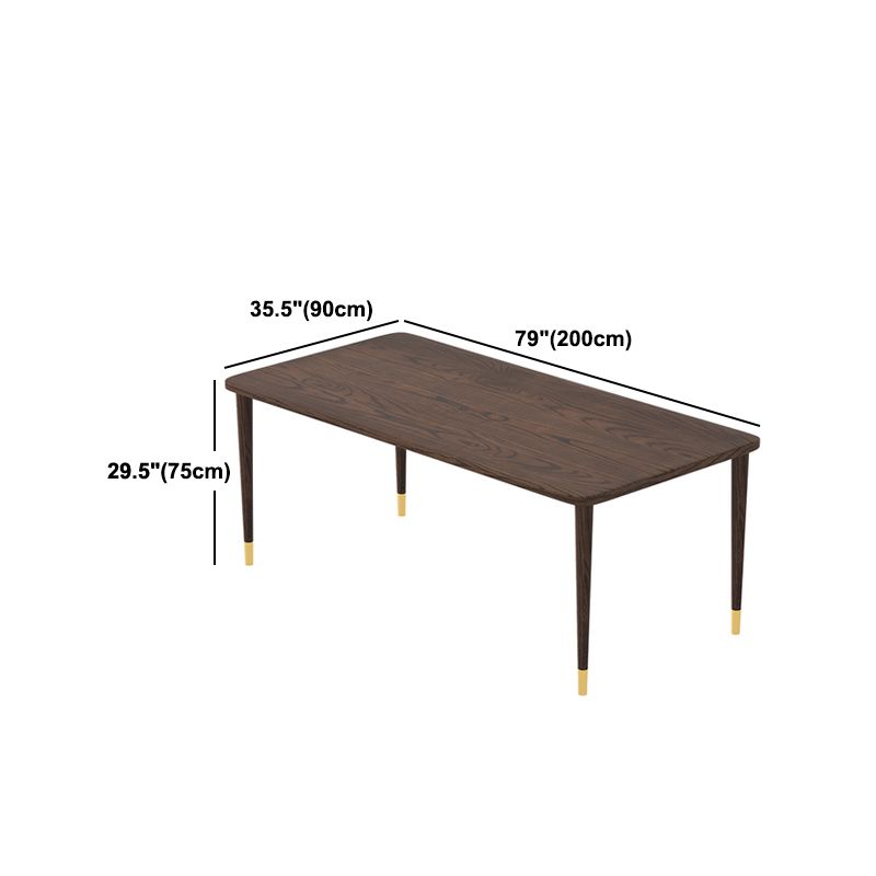 Table à manger en bois massif simplicité pour la maison et la cuisine