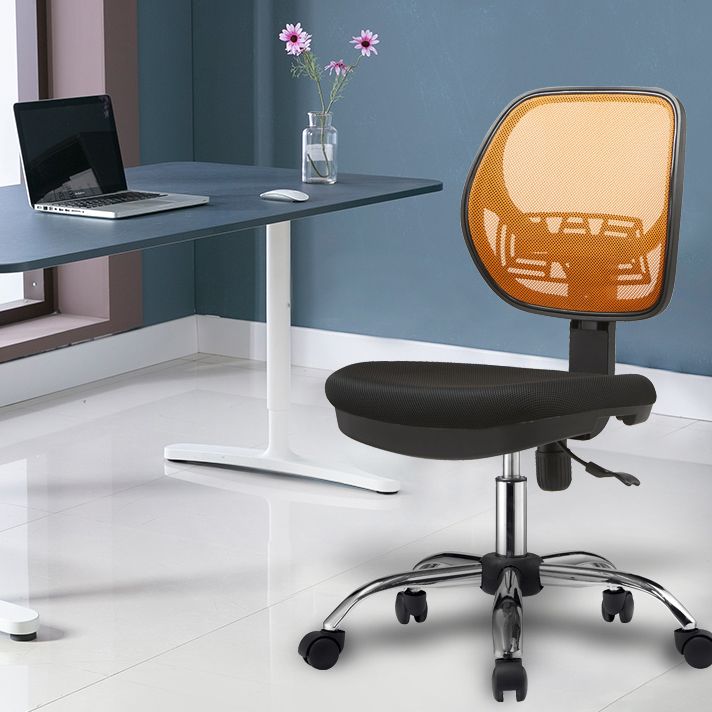 Silla sin altura de altura de asiento ajustable con ruedas de ruedas