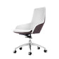 Faux Leather Office Chair Contemporary Nylon Desk Chair in White Clearhalo 'furn' 'furn_office_chair' 'Furniture' 'Office Chairs' 'Office Furniture' 'office_chair' 1200x1200_d0e46e8e-66c4-4980-90c3-9378e6c58b22