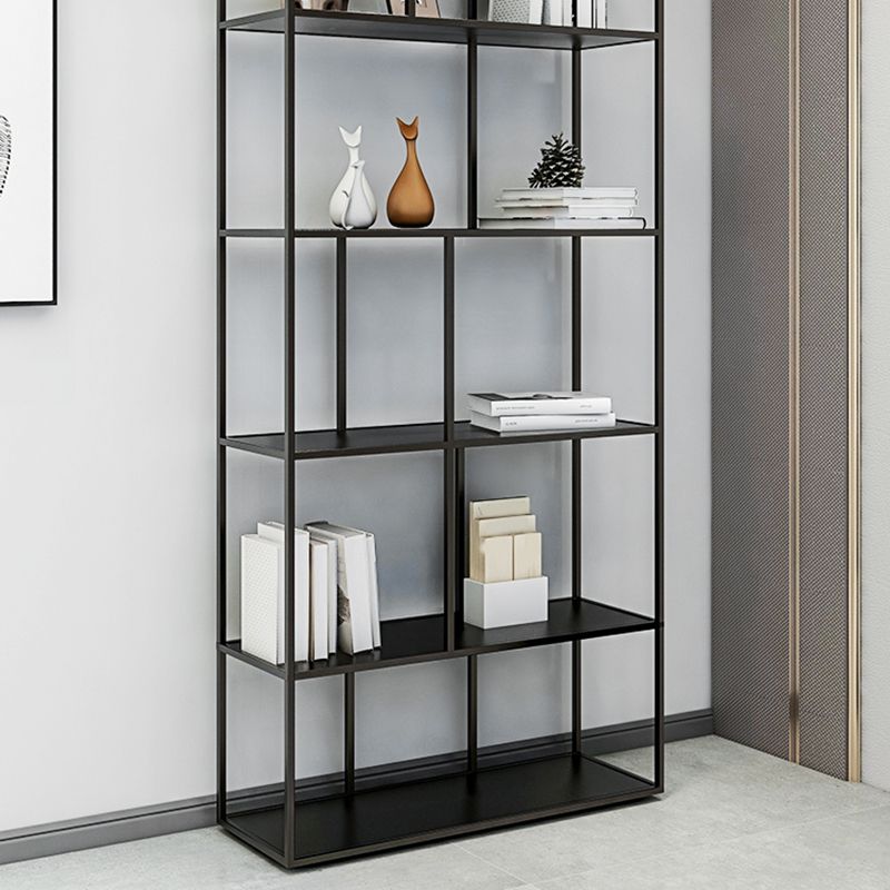 Metal Industrial Etagere Bookshelf Iron Open Vertical Bookshelf for Office Clearhalo 'Bookcases' 'furn' 'furn_bookcases' 'Furniture' 'furniture_bookcases' 'kitchen' 'kitchen_bookcases' 'Living Room Furniture' 'Office Furniture' 1200x1200_d0e6d776-0a0d-41a5-b594-c98a181e77a0