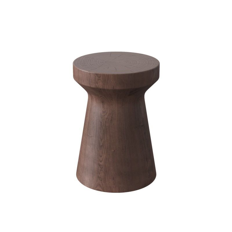 Pedestal End Table Natural/brown Round Wood Side End Table for Living Room Clearhalo 'Coffee & Accent Tables' 'End & Side Tables' 'end_side_table' 'end_side_tables' 'furn' 'furn_end_side_tables' 'Furniture' 'furniture_end_side_table' 'Living Room Furniture' 1200x1200_d0e80279-950f-4410-9734-01411f228727