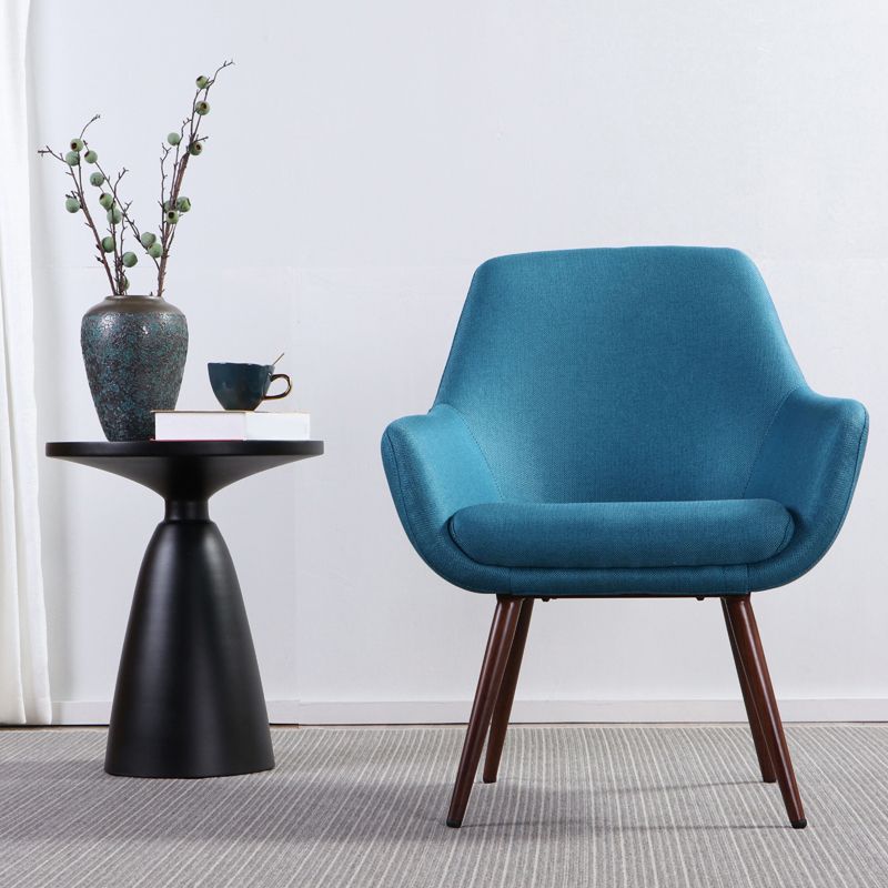 Strakke achterstoelarmen omvatten accentstoel 25.20 "w √ó 26.77" l √ó 33.46 "h