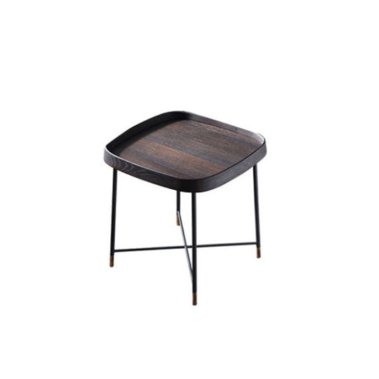 Tavolo da gambe a croce moderna in legno massiccio per soggiorno per soggiorno