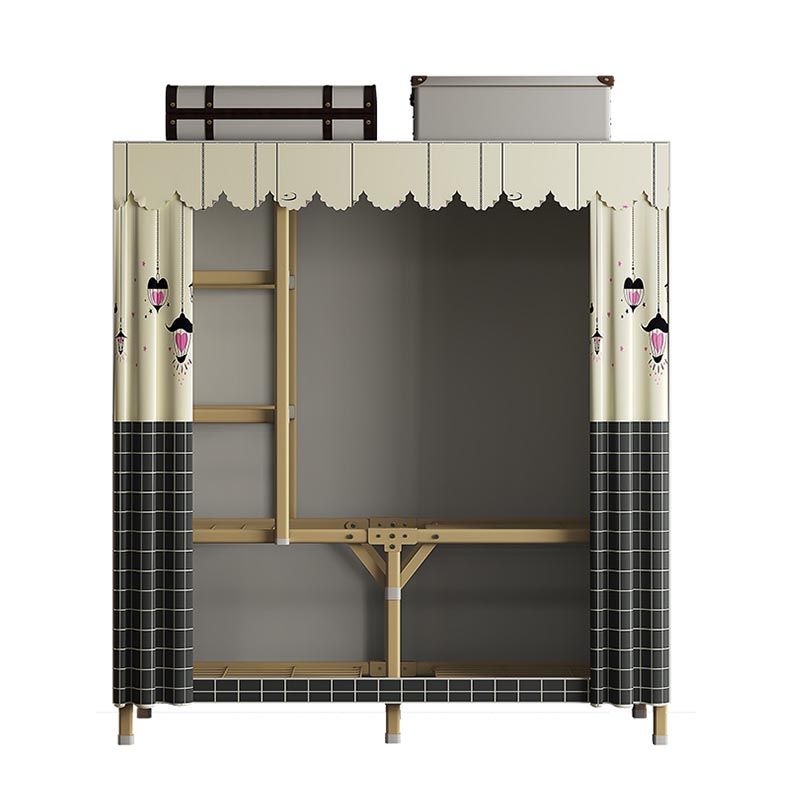 Metal Modern Cabinet for Bedroom Matte Finish Storage Cabinet Clearhalo 'Armoires & Wardrobes' 'armoires_wardrobes' 'Bedroom Furniture' 'furn' 'furn_armoires_wardrobes' 'Furniture' 1200x1200_d0eb603f-6f77-44d9-80a4-dfd2e3789fb9