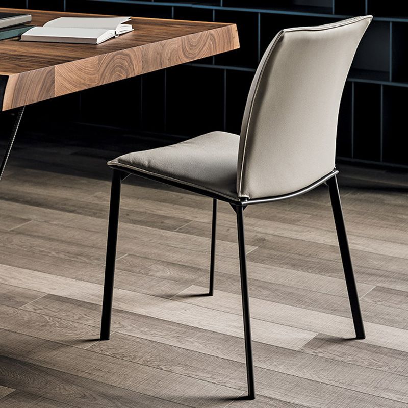 Sillas de comedor tapizadas contemporáneas silla de comedor de cocina en blanco