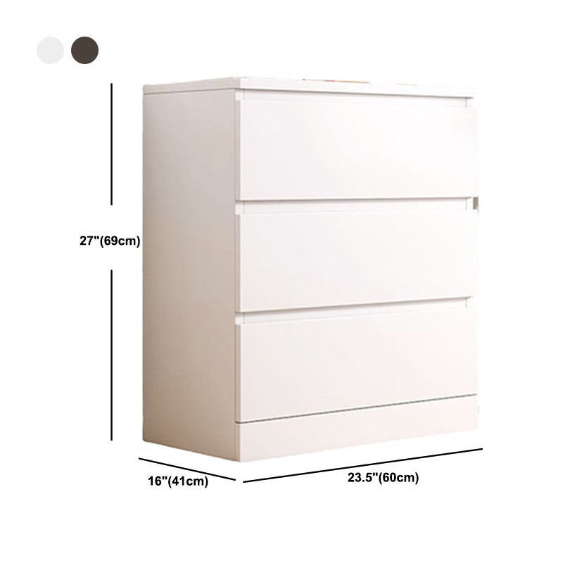 16.14 "Large coffre rectangle d'accentuation du bois moderne avec tiroirs