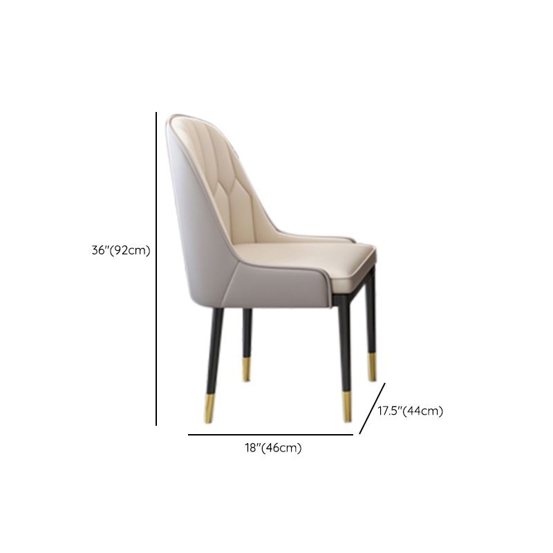 5/7 Pcs Contemporary Stone Round Shape Dinette Table with Upholstered Chair Clearhalo 'Dining Room Sets' 'Dining Tables & Seating' 'dining_room_set' 'furn' 'furn_dining_room_set' 'Furniture' 'Kitchen & Dining Furniture' 1200x1200_d0effecf-e599-4c7f-bf3d-27c4bff0a551