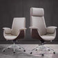 Modern Armless Swivel Chair with Chrome Frame Executive Height-adjustable Office Chair Clearhalo 'furn' 'furn_office_chair' 'Furniture' 'furniture_office_chair' 'Office Chairs' 'Office Furniture' 'office_chair' 1200x1200_d0f0c9da-654f-470a-9202-cbe92fbb1be5