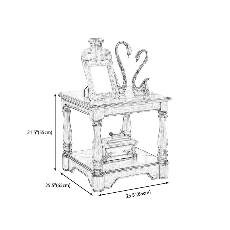 Traditional Ashwood Side End Table Lacquered Sofa End Table for Living Room Clearhalo 'Coffee & Accent Tables' 'End & Side Tables' 'end_side_table' 'end_side_tables' 'furn' 'furn_end_side_tables' 'Furniture' 'furniture_end_side_table' 'Living Room Furniture' 1200x1200_d0f130a1-1c64-422d-bbc0-f013a3e010f4