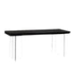 Modern Black Pine Wood Counter Table Specialty Dining Table for Kitchen