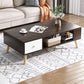 Rectangle Wood Coffee Table 4 Legs Single Coffee Table with Drawer Clearhalo 'Coffee & Accent Tables' 'Coffee Tables' 'coffee_tables' 'furn' 'furn_coffee_tables' 'Furniture' 'Living Room Furniture' 1200x1200_d0f67875-57a6-4597-b44d-dff2b3ced33a