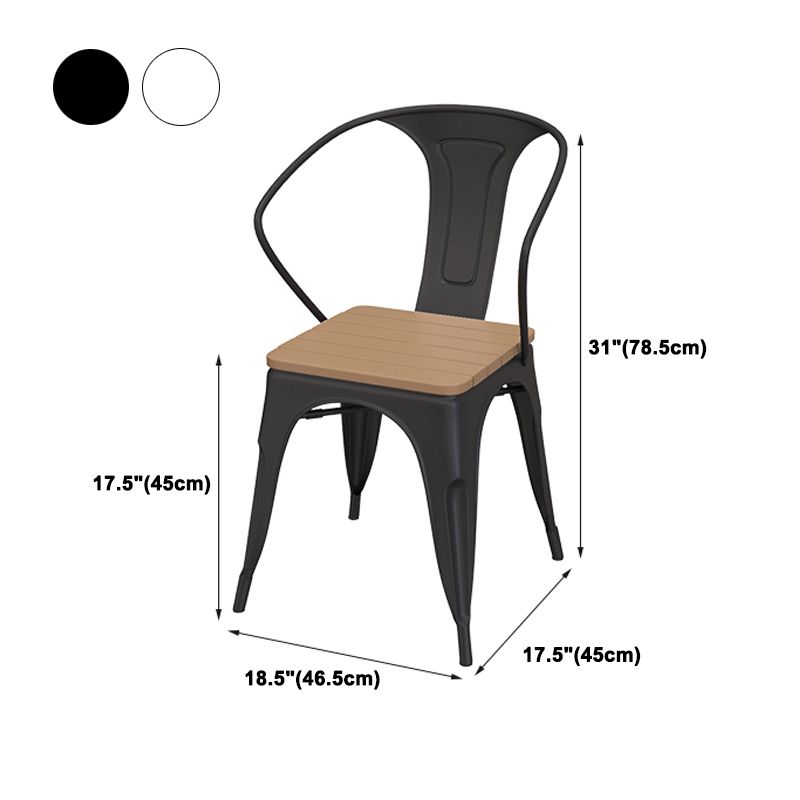 Moderne 1/2/3-delige eetset ronde houten eettafel voor balkon