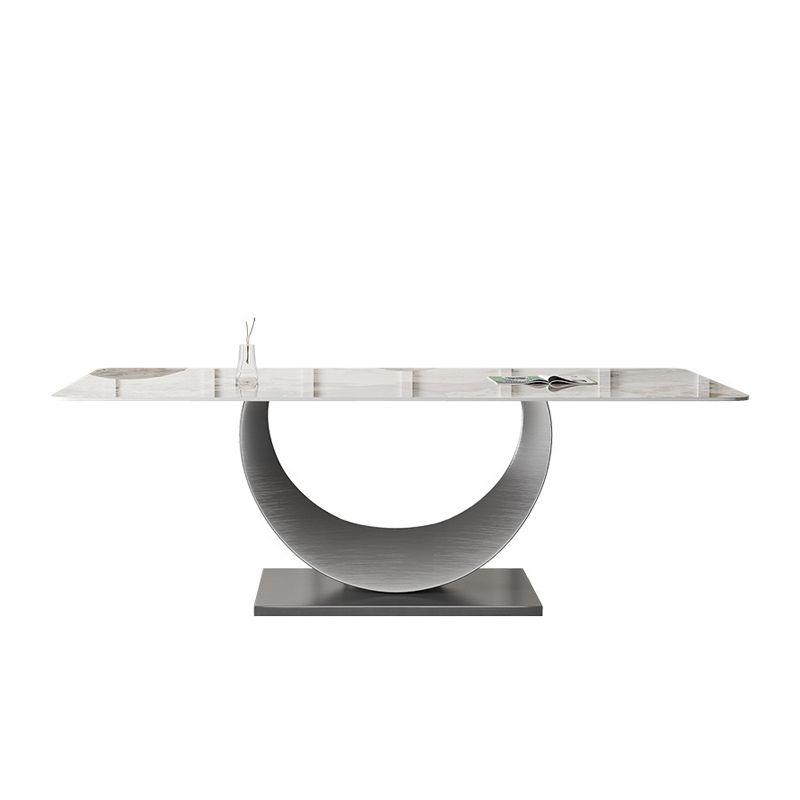 1/3/4/5/7/8 Pcs Sintered Stone Dining Table Set Pedestal Dining Table Clearhalo 'Dining Room Sets' 'Dining Tables & Seating' 'dining_room_set' 'furn' 'furn_dining_room_set' 'Furniture' 'furniture_dining_room_set' 'Kitchen & Dining Furniture' 1200x1200_d0f85ca2-84f5-4693-a4c0-f965bd1c6082