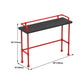 Black and Red Counter Set Industrial 1/4 Pieces Rectangle Wood Counter Set Clearhalo 'Bar Furniture' 'furn' 'furn_home_bar_bar_sets' 'Furniture' 'Home Bars & Bar Sets' 'home_bar_bar_sets' 'Kitchen & Dining Furniture' 1200x1200_d0f86249-71f5-461e-b074-d66a6f86eb7a