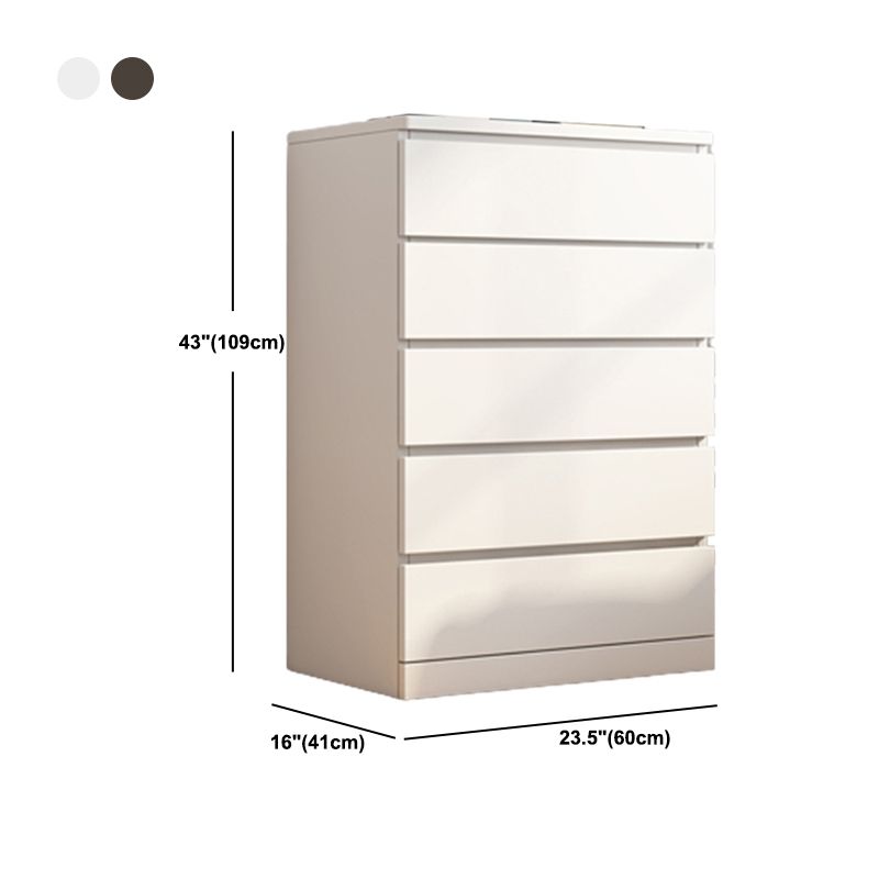 16.14 "Large coffre rectangle d'accentuation du bois moderne avec tiroirs