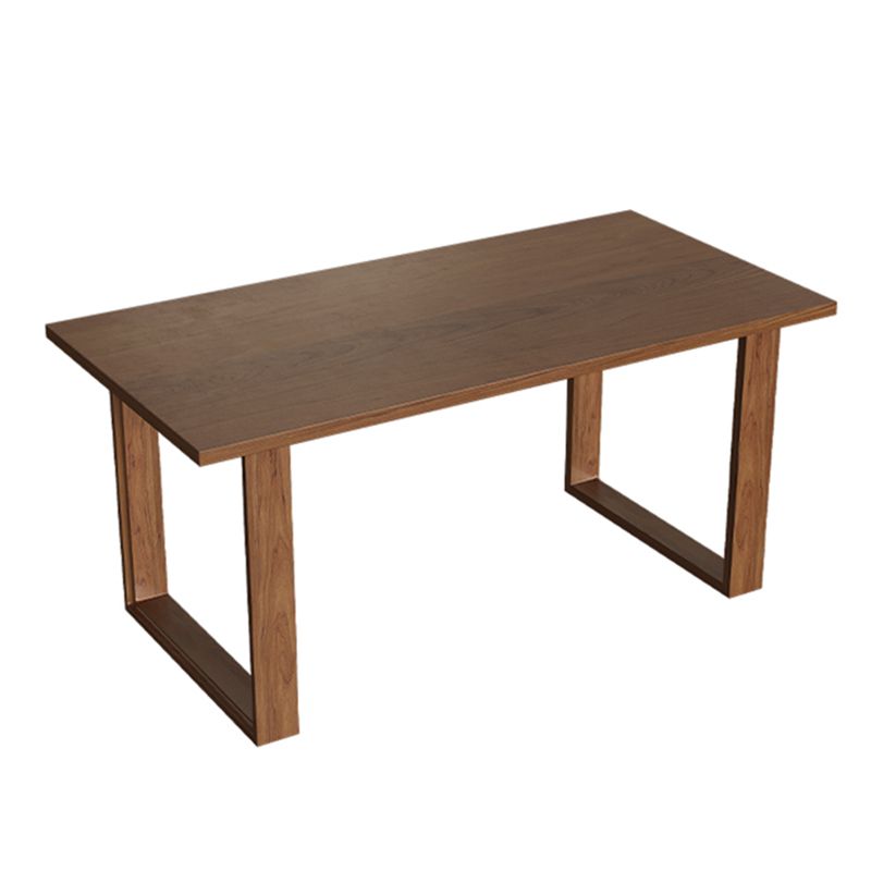 Modern 1/4/5 Pieces Rectangle Dining Set Solid Wood Dining Table with Chairs Clearhalo 'Dining Room Sets' 'Dining Tables & Seating' 'dining_room_set' 'furn' 'furn_dining_room_set' 'Furniture' 'furniture_dining_room_set' 'Kitchen & Dining Furniture' 'kitchen&dining_furn' 'kitchen' 1200x1200_d0fb0f68-9264-4a78-a540-477601d36c01