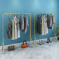 Industrial Style Coat Rack Pure Color Free Standing Metallic Coat Rack for Living Room