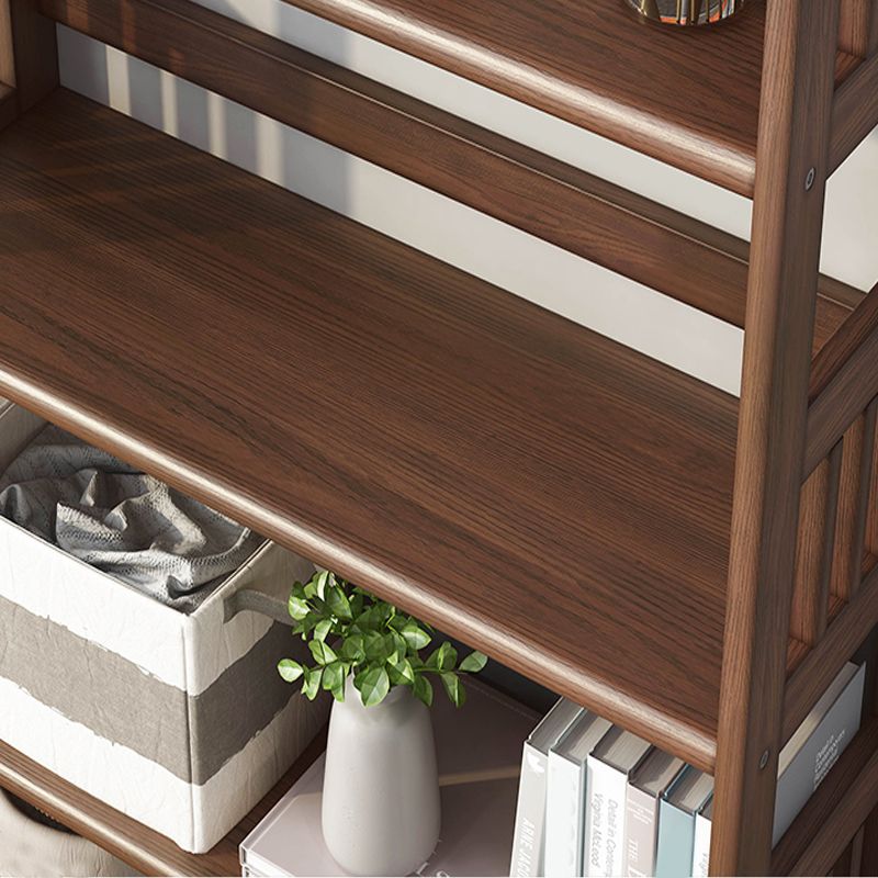 Rectángulo Etagere estantería escandinava de madera maciza abierta estantería
