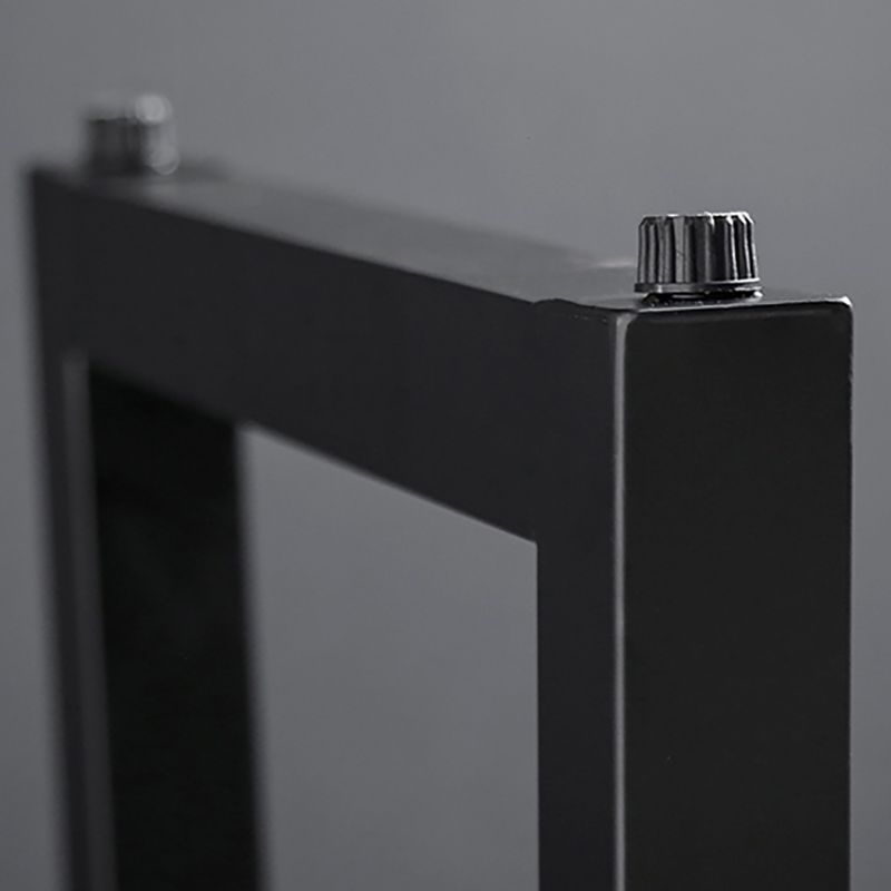 Rectangle Wood Top Counter Table Metal Black Legs 42-inch Height Industrial Bar Table Clearhalo 'Bar Furniture' 'Bar Tables' 'bar_tables' 'furn' 'furn_bar_tables' 'Furniture' 'furniture_bar_tables' 'Kitchen & Dining Furniture' 'kitchen&dining_furn' 'kitchen' 1200x1200_d0fd4afb-6766-45da-99a3-29b5ba29f48c