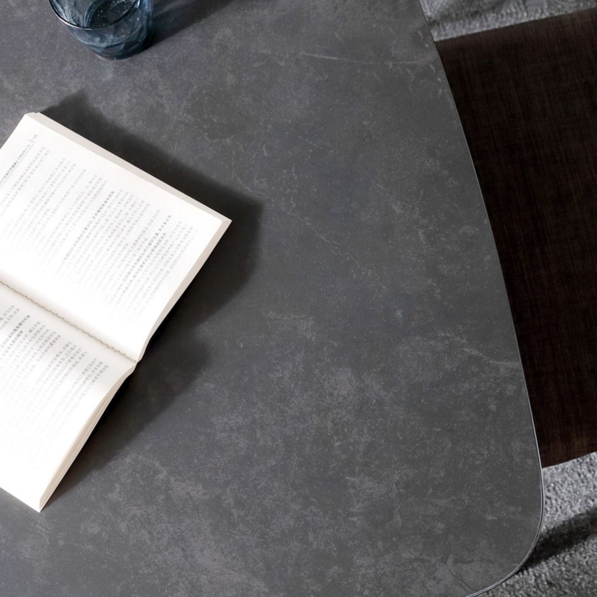 Contemporary Style Home Sintered Stone Dining Table Rectangle Shape Table with 4 Legs Base Clearhalo ' dining_table' 'Dining Tables & Seating' 'Dining Tables' 'furn' 'furn_dining_table' 'Furniture' 'furniture_dining_table' 'Kitchen & Dining Furniture' 'kitchen&dining_furn' 'kitchen' 'kitchen_dining_table' 1200x1200_d0ff2f88-8162-4e48-bb7f-02fdc021e797