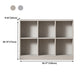 Contemporary Style Wood Bookshelf Closed Back Bookcase for Office Clearhalo 'Bookcases' 'furn' 'furn_bookcases' 'Furniture' 'Office Furniture' 1200x1200_d1000f24-9439-4a13-81f2-c3fe6051b729