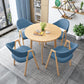 Minimalist Round Shape MDF Table Standard Dining Table for Kitchen Clearhalo ' dining_table' 'Dining Tables & Seating' 'Dining Tables' 'furn' 'furn_dining_table' 'Furniture' 'furniture_dining_table' 'Kitchen & Dining Furniture' 'kitchen&dining_furn' 'kitchen' 'kitchen_dining_table' 1200x1200_d1002b1a-1054-4bc0-b536-b35fbff52e77