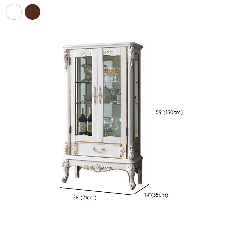 Mobile moderno moderno della metà del secolo mobile in betulla con porte per sala da pranzo