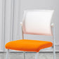 Silla de oficina con respaldo medio lateral de microfibra, silla de rejilla de aire moderna y transpirable